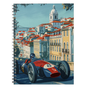 Carnet Voiture de course vintage à Lisbonne