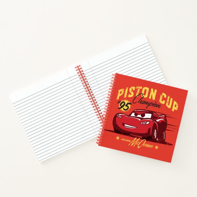 Carnet Voitures 3 | Lightning McQueen - #95 Coupe Piston  (Intérieur)