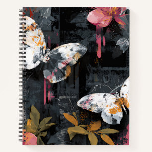 Carnet Vol de papillon abstrait vibrant (3)