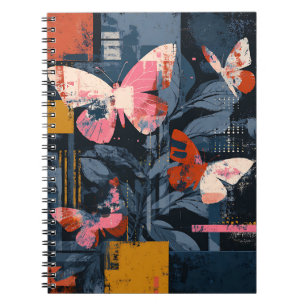 Carnet Vol de papillon abstrait vibrant (6)