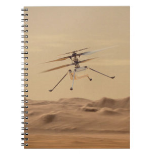 Carnet Vol d'hélicoptère Mars Ingéniity