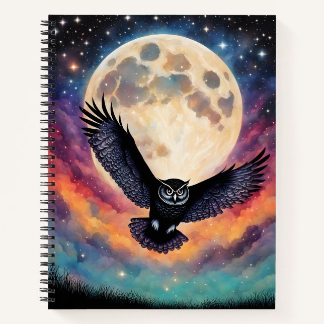 Carnet Vol sous une Pleine lune (Devant)