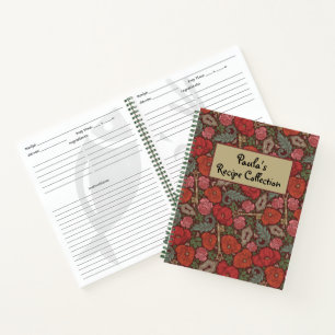 Carnet Vol vintage de libellule en anglais Garden Recette