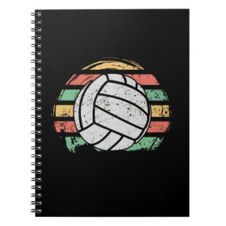 Carnet Volley-ball Vintage rétro