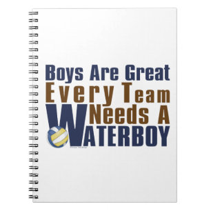 Carnet Vollyball Waterboy en bleu