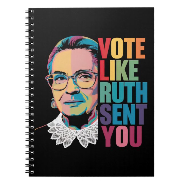 Carnet Votez Comme Ruth Vous A Envoyé (Devant)