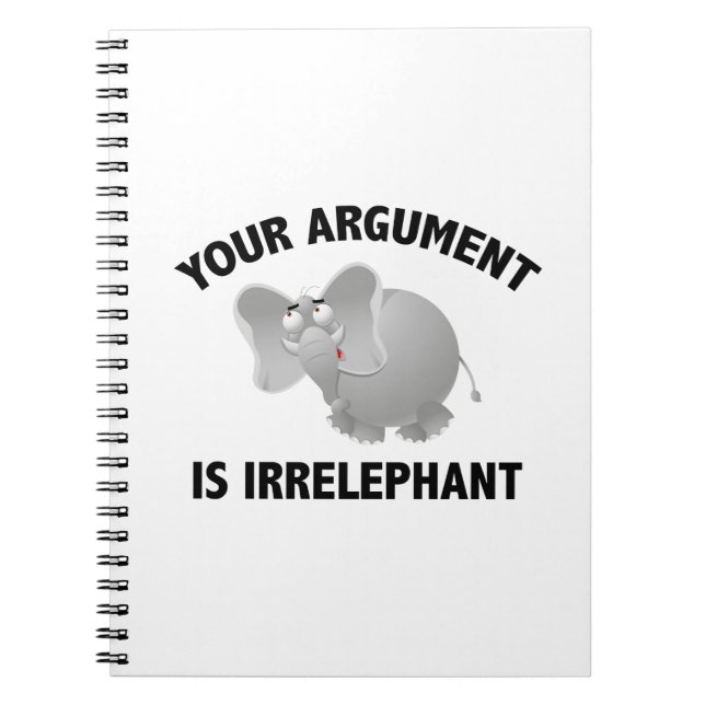 Carnet Votre Argument Est Irpertinent (Devant)