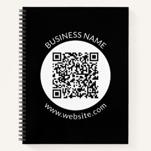 Carnet Votre code QR téléchargé Texte et couleurs modif