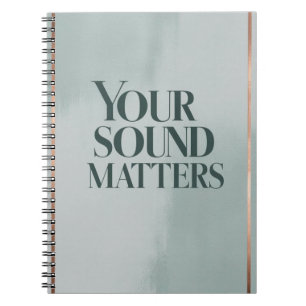 Carnet Votre Sound Matters, option 3
