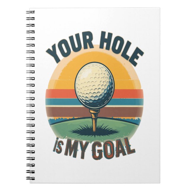 Carnet Votre Trou Est Mon Objectif Golf Golf Golf Golf Go (Devant)