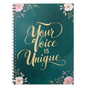 Carnet Votre voix est unique