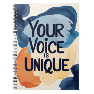 Carnet Votre voix est unique