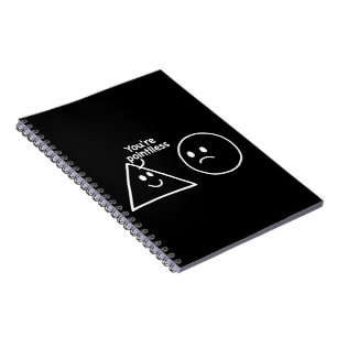 Carnet Vous êtes des formes géométriques inutiles humour