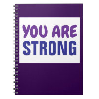 Vous êtes Forte Violet Bleu Persist Encourageur
