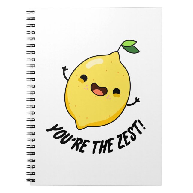 Carnet Vous êtes le zeste de blague de citron drôle  (Devant)