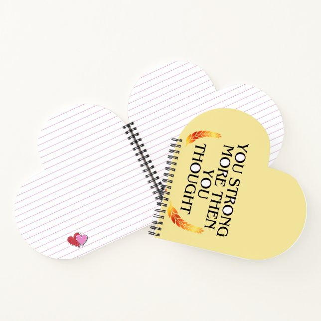 Carnet Vous êtes plus fort que vous ne pensez - Elegant G (Intérieur)