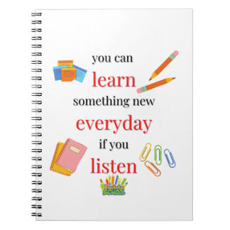 Carnet Vous pouvez apprendre quelque chose de nouveau cha