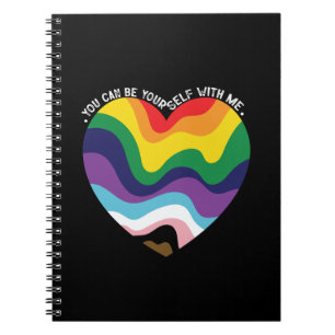 Carnet Vous pouvez être vous-même avec moi LGBT Transgenr