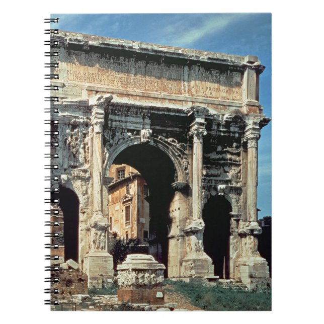 Carnet Voûte triomphale de Septimius Severus, consacrée (Devant)