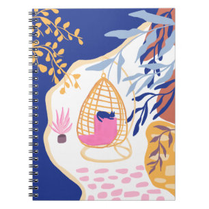 Carnet Voyage cool Grèce plage folle illustration