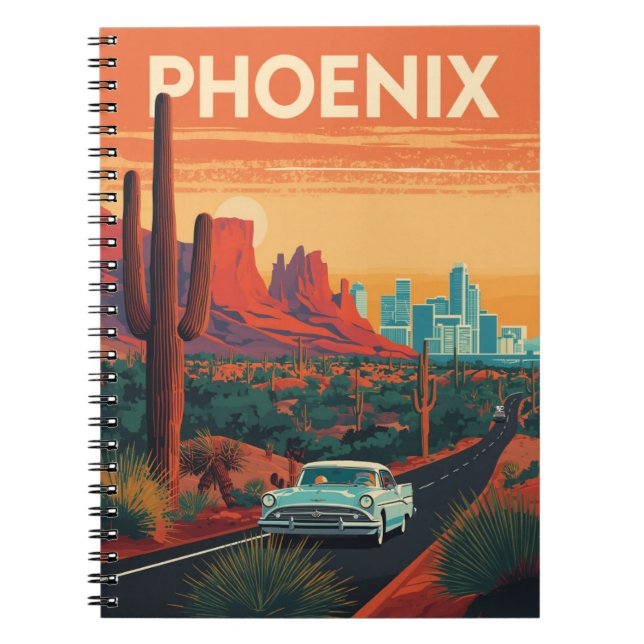 Carnet Voyage dans le désert de Phoenix (Devant)