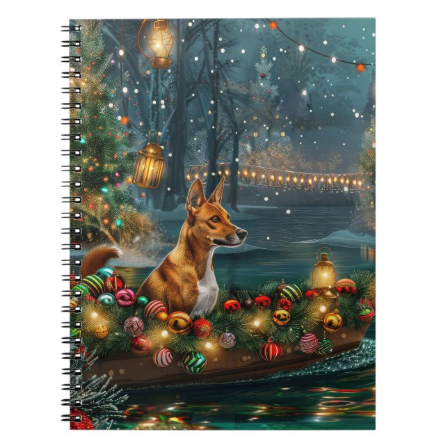 Carnet Voyage de Noël de Basenji (Devant)