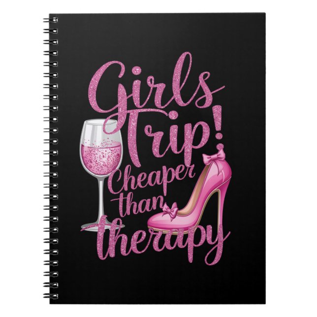 Carnet Voyage des filles moins cher que la thérapie Weeke (Devant)