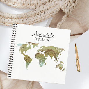 Carnet Voyage du planificateur de voyage personnalisé