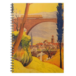 Carnet Voyage ferroviaire vintage