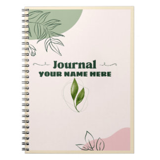 CARNET VOYAGE SIMPLE AVEC VOTRE NOM