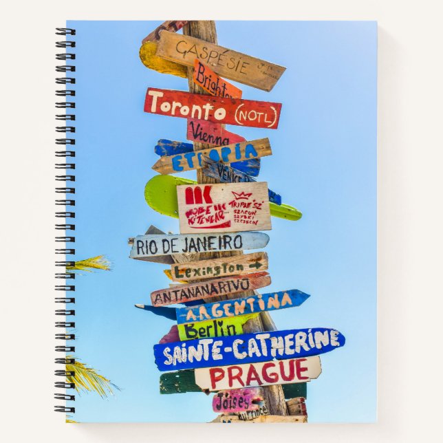 Carnet Voyager dans le monde (Devant)