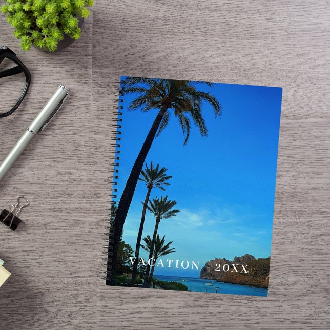 Carnet Voyager vacances photo personnalisée (Créateur téléchargé)
