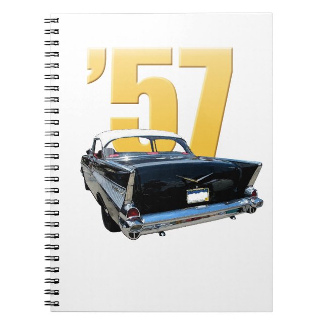 Carnet Vue 1957 arrière de l'Aire de bel de Chevrolet (Devant)