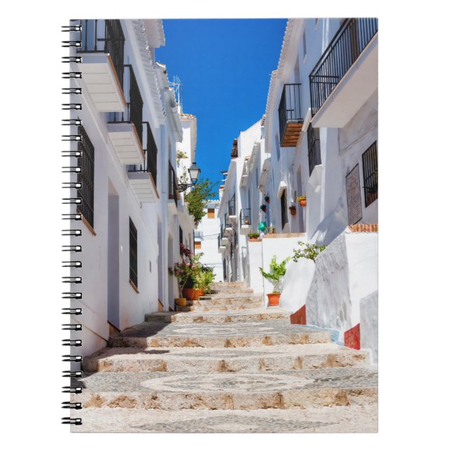 Carnet Vue aérienne de la ville blanche Frigiliana par be (Devant)