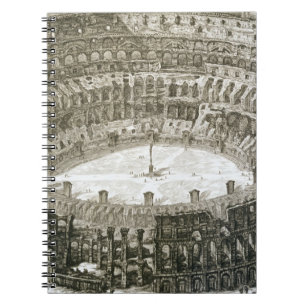Carnet Vue aérienne du Colosseum à Rome des 'vues o