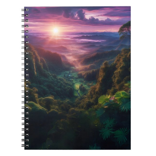 Carnet Vue Crépusculaire (Devant)