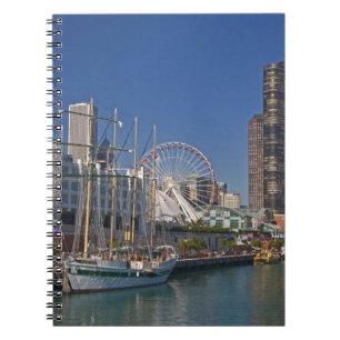 Carnet Vue de la Marine Pier 2 de Chicago