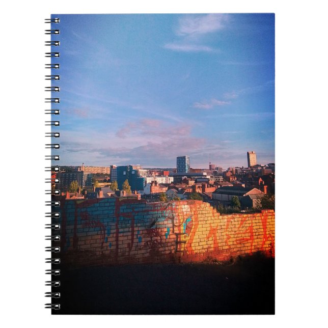 Carnet Vue sur la ville, du mur (Devant)