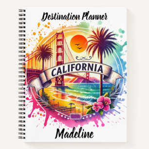 Carnet Vues emblématiques de la côte vibrante de Californ