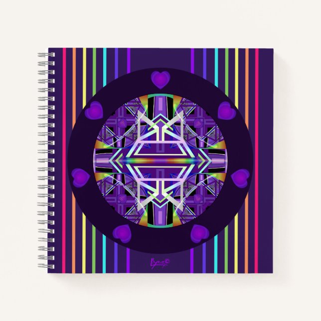 Carnet W3 violet (Devant)