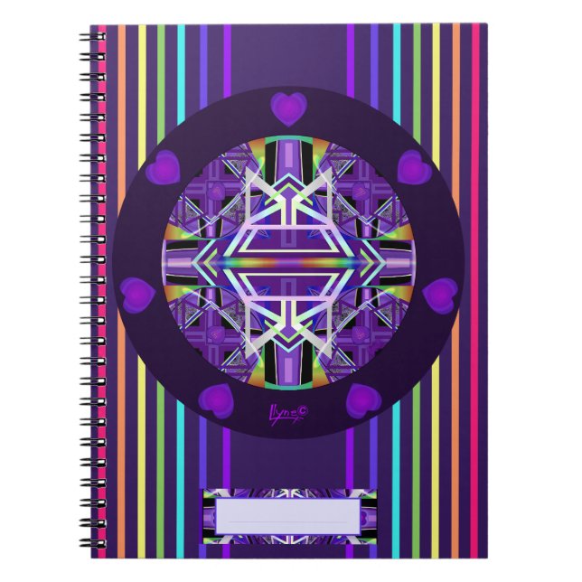 Carnet W3 violet (Devant)