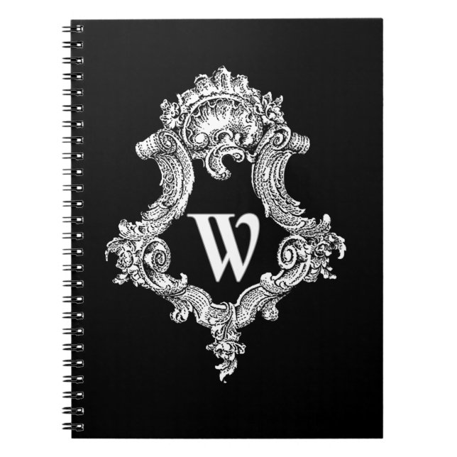 Carnet W Monogramme initial (Devant)