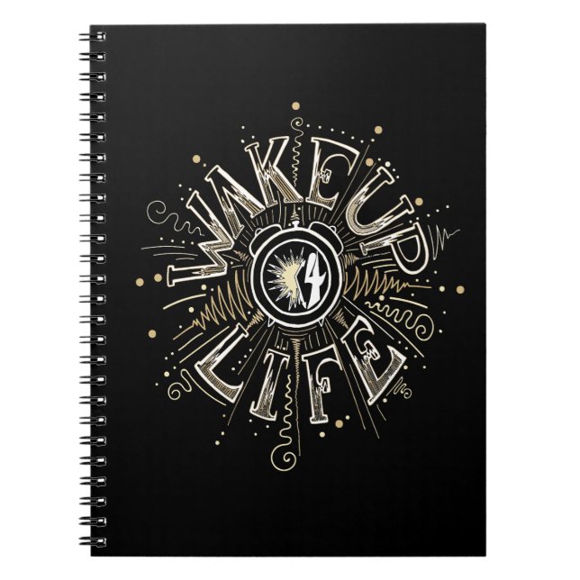 Carnet WAKE UP 4 LIFE quota illustration (Devant)