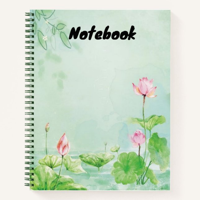 Carnet Water Lily Wonderland (Devant)