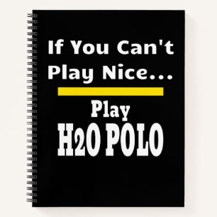 Carnet Water Polo Funny Sarcastique H2O