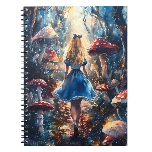 Carnet Watercolor Alice in Wonderland (Devant)