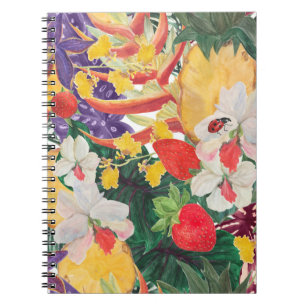 Carnet WAtercolor sans couture motif tropical avec exotiq