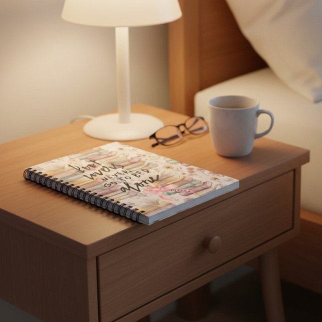 Carnet Watercolor Spring Bookish (Créateur téléchargé)