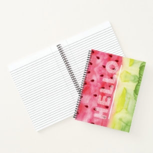 Carnet Watermelon Hello Fun Summer design