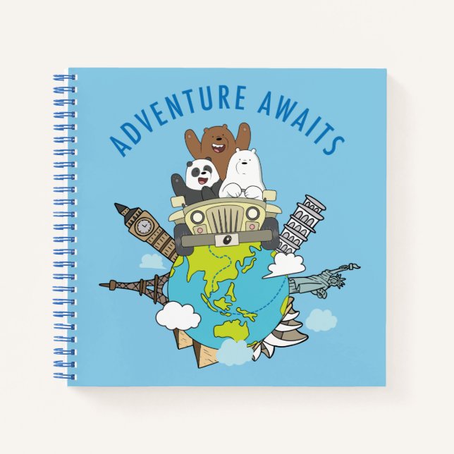 Carnet We Bare Bears - Adventure Await (Devant)